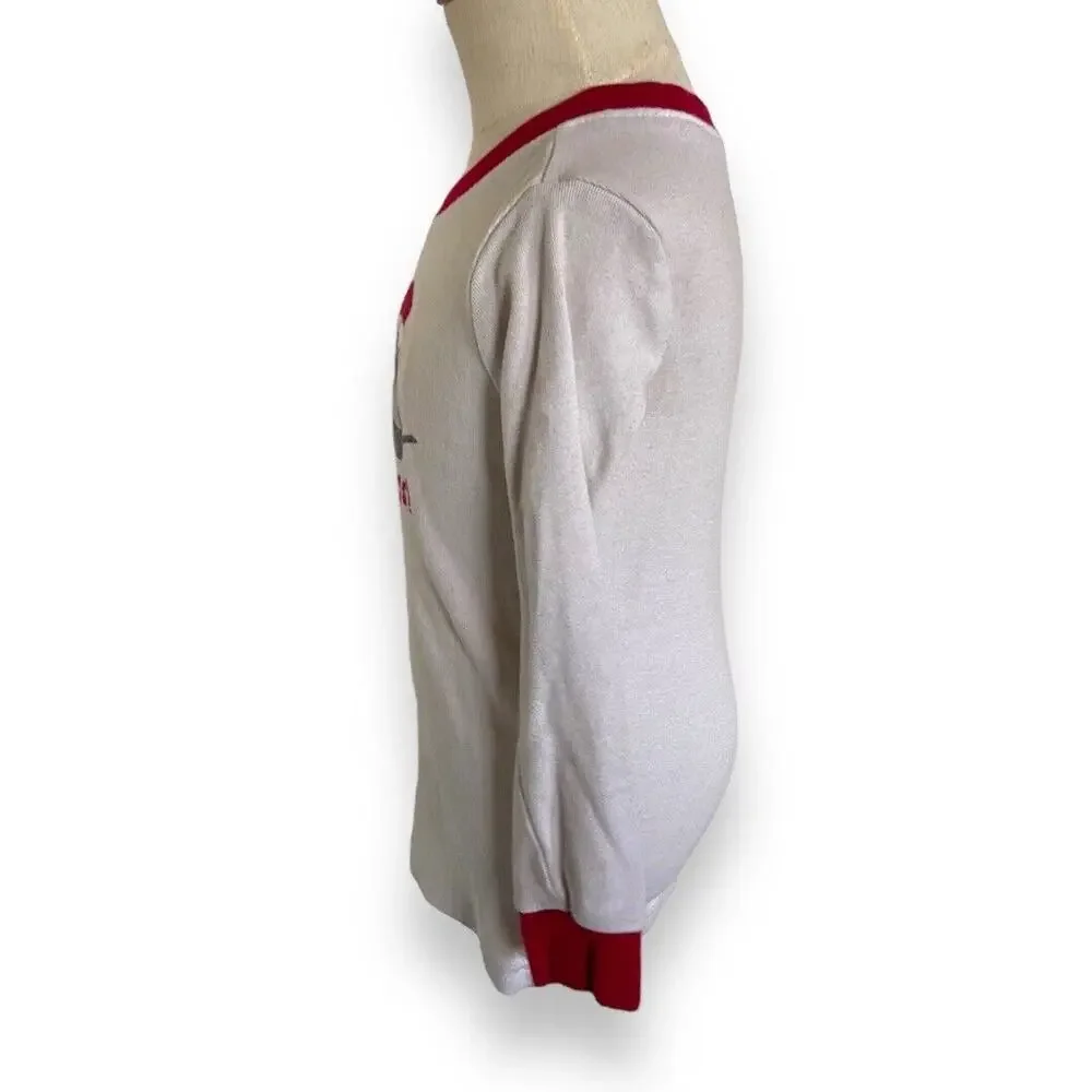 Gymboree‎ Unisex Pajamas Sz 4 Gymmies Howl-idays 2 Pc Red Gray White Dogs